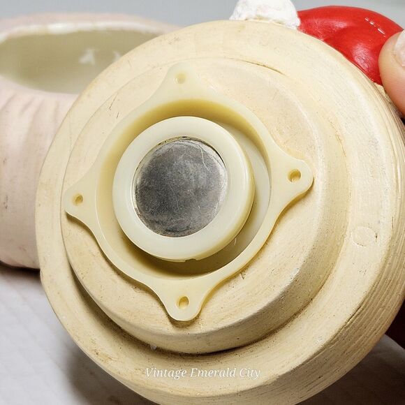 Vtg Dona's Mold Inc. Bear Sugar Gum Drops Trinket Box Candy Dish Christmas Decor - Picture 3 of 12